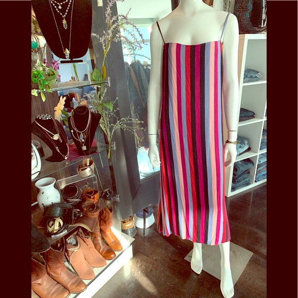 Nwithout tags -Reformation vertical striped dress - Picture 1 of 2